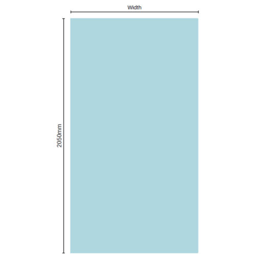 10mm Shower Screen Return Panels