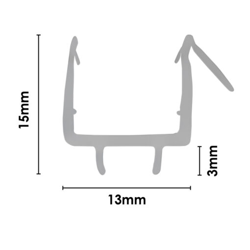 3mm PVC Under Door Water Seal