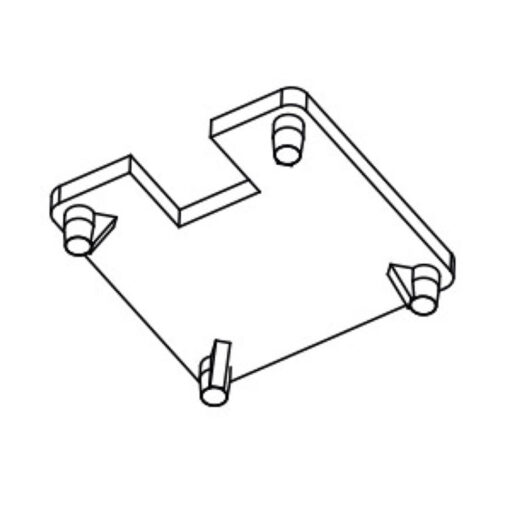 Aus 50×50 – Top Plate – 1 Way