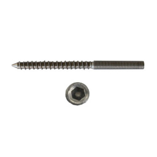 LAG Screw 160mm x M12 Thread With Hex Drive