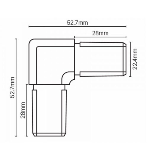 Summit Nanorail 25x21mm Vertical Joiner - Image 2