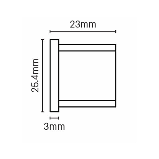 Summit Nanorail 25x21mm End Cap - Image 2