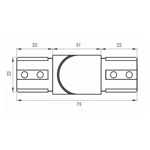 Summit Nanorail 25x21mm Horizontal Joiner Adjustable - Image 2