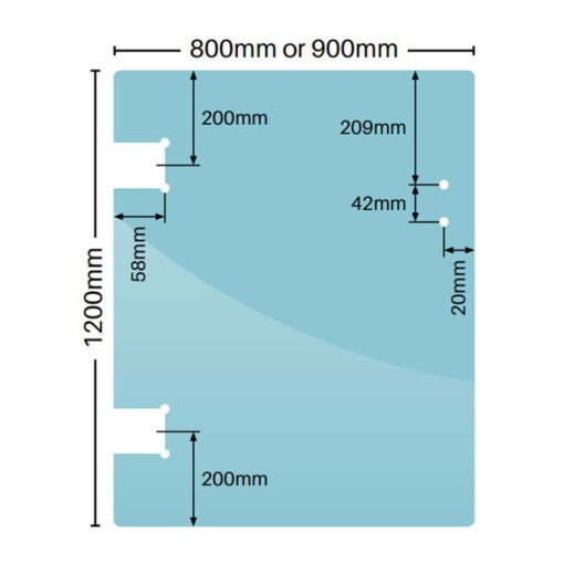 12mm Polaris Wall/Post Gate Panel