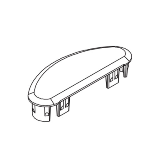 Australis 50 Oval Handrail End Cap