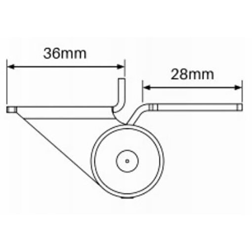 Master Range Facemount Hinges (Pair) - Image 2