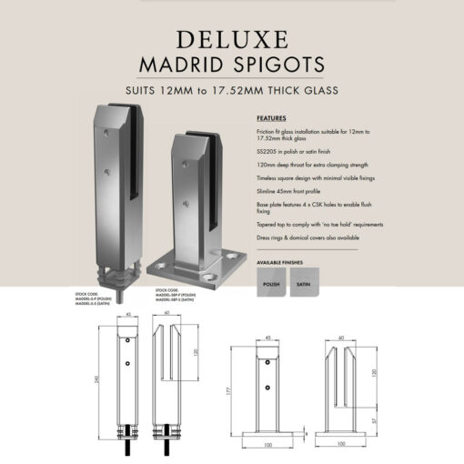 Madrid Deluxe Core Drill Spigot With Dress Ring - Image 2