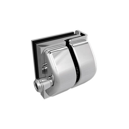 Master Range Wall/Square Post-To-Glass Full Stainless Latch