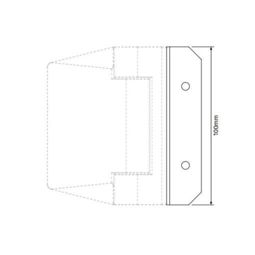 Polaris 125 Series Square Post Backing Plates - Image 2