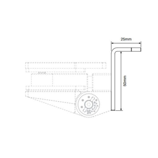 Polaris 125 Series Square Post Backing Plates - Image 3